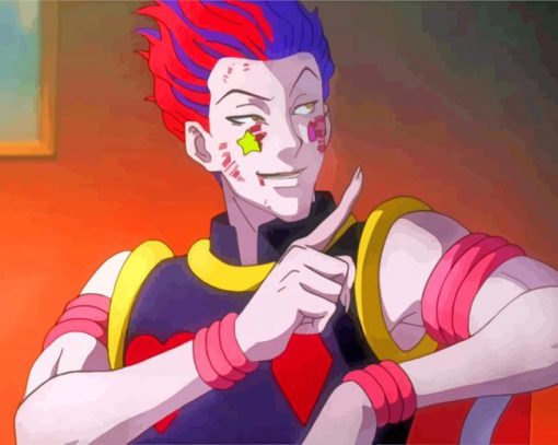 Hisoka Morow From Hunter X Hunter paint by numbers