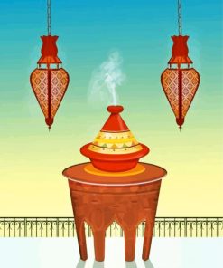Illustration-Moroccan-Tagine-paint-by-numbers