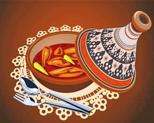 Illustration-Tagine-paint-by-number