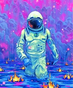 Interstellar Astronaut paint by numbers