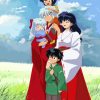 Inuyasha Happy Family paint by numbers