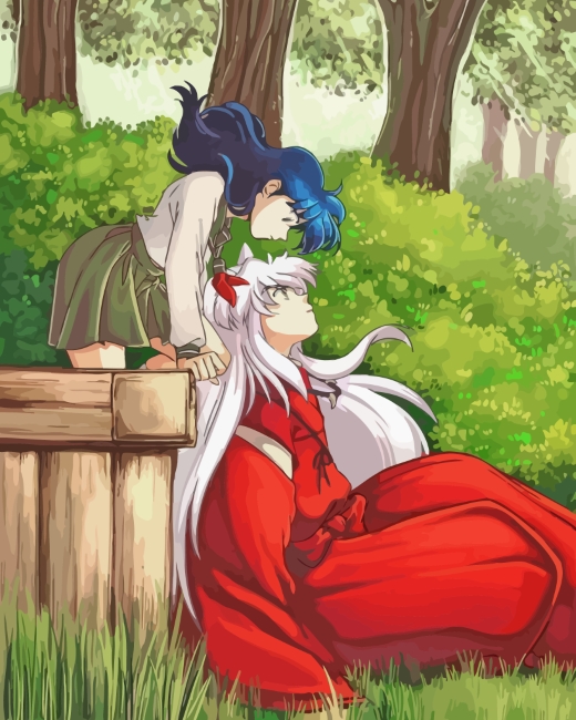 Inuyasha Couple paint by numbers