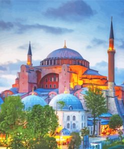 Istanbul Hagia Sophia paint by numbers