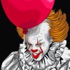 Horror Clown Pennywise paint by numbers