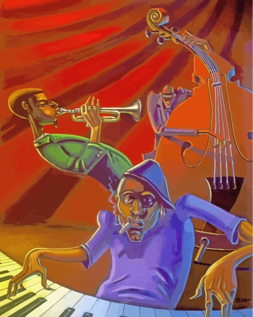 Jazz Classical Music paint by numbers