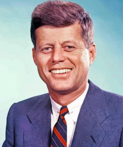 John F Kennedy paint by numbers