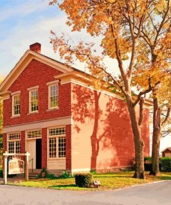 Joseph Smith's Red Brick Store paint by numbers