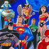 Justice League Animation paint by numbers