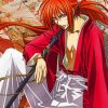 Kenshin Himura Anime paint by numbers