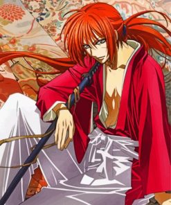 Kenshin Himura Anime paint by numbers