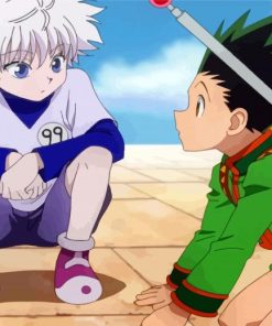 Killua Zoldyck And Gon Freecss paint by numbers