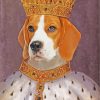 King Beagle Dog paint by numbers