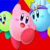 Kirby Fighters paint by numbers