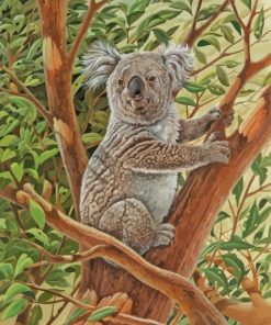Koala Animal Art paint by numbers