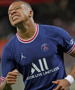 Kylian Mbappe Psg paint by numbers