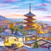 Kyoto japan paint by numbers