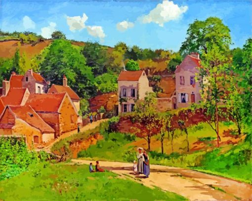 The Hermitage At Pontoise paint by numbers