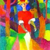 Lady In A Park By Macke paint by numbers