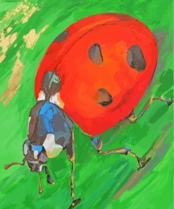 Ladybug Art paint by numbers