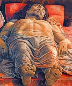 Lamentation Of Christ By Mantegna paint by numbers