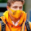 Lando Norris With Orange Mask paint by numbers
