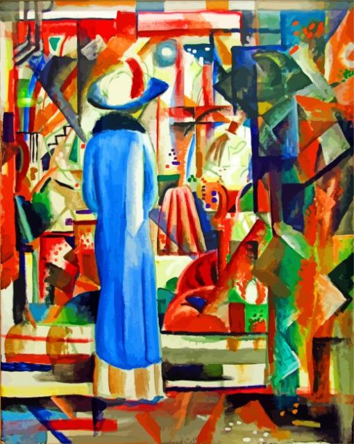 Large Bright Showcase By Macke paint by numbers