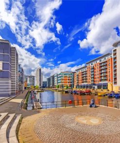 Leeds Dock paint by numbers