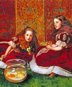 Leisure Hours By Millais paint by numbers