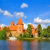 Lietuva Trakai Island Castle paint by numbers