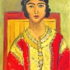 Lorette With Red Dress Henri Matisse paint by numbers