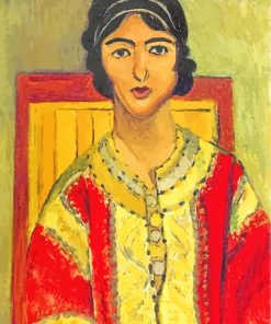 Lorette With Red Dress Henri Matisse paint by numbers