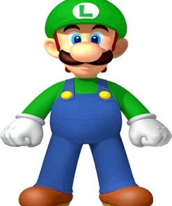 Luigi paint by numbers