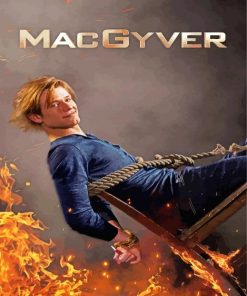 Macgyver Illustation paint by numbers
