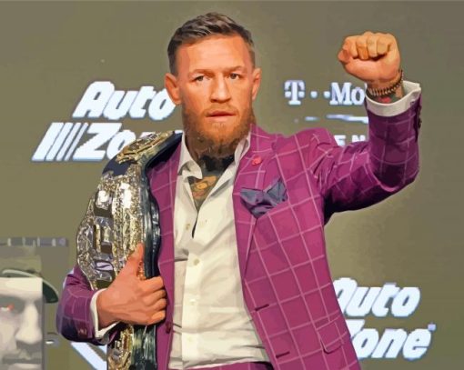 McGregor Conor paint by numbers