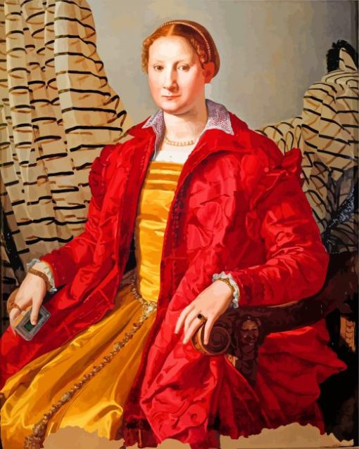 Medici Woman paint by numbers