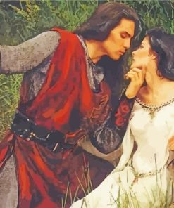 Medieval Couple paint by numbers
