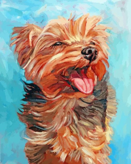 Morkie-dog-paint-by-number