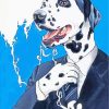 Mr Dalmatian Dog paint by numbers