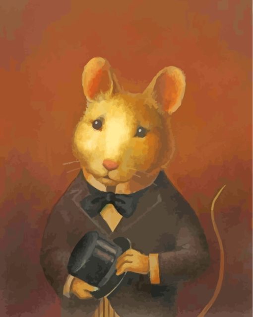 Mr Mouse paint by numbers