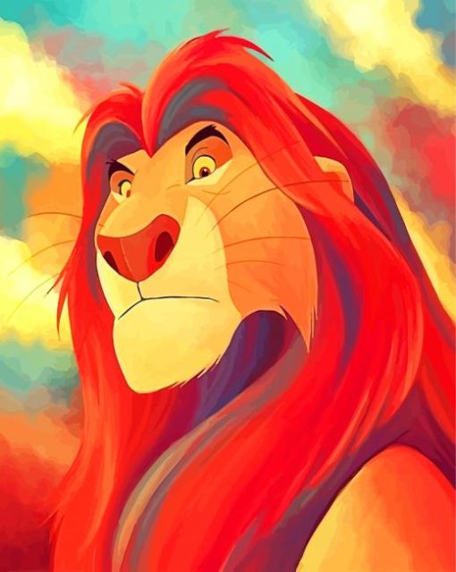 Mufasa paint by numbers