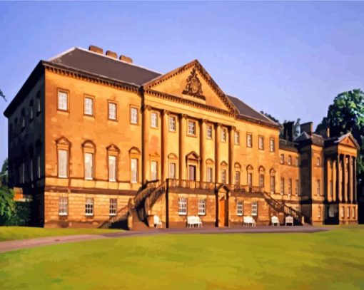 National Trust Nostell Leeds paint by numbers