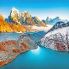 Nepal Gokyo Lakes paint by numbers