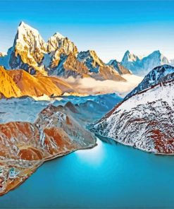 Nepal Gokyo Lakes paint by numbers