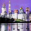 Novodevichy Convent Russia paint by numbers