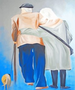 Old Couple paint by numbers