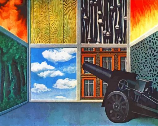 On The Threshold Of Liberty Magritte paint by numbers