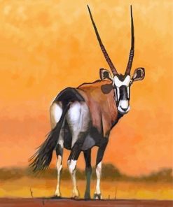 Oryx Bull paint by numbers