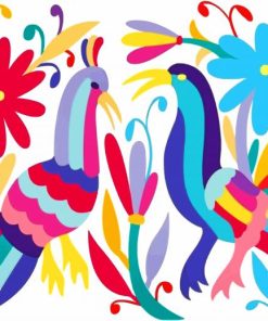 Otomi Folk Art paint by numbers