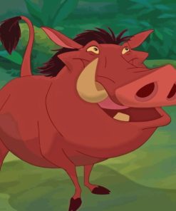 Pumbaa The Lion King Disney paint by numbers