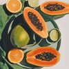 Ripe Papaya Fruit paint by numbers